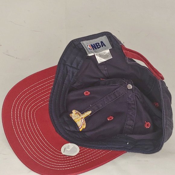 Cleveland Cavaliers Cap Navy Blue Wine Gold Embroidered Logo  Hook Loop OSFA Cap - Picture 5 of 7